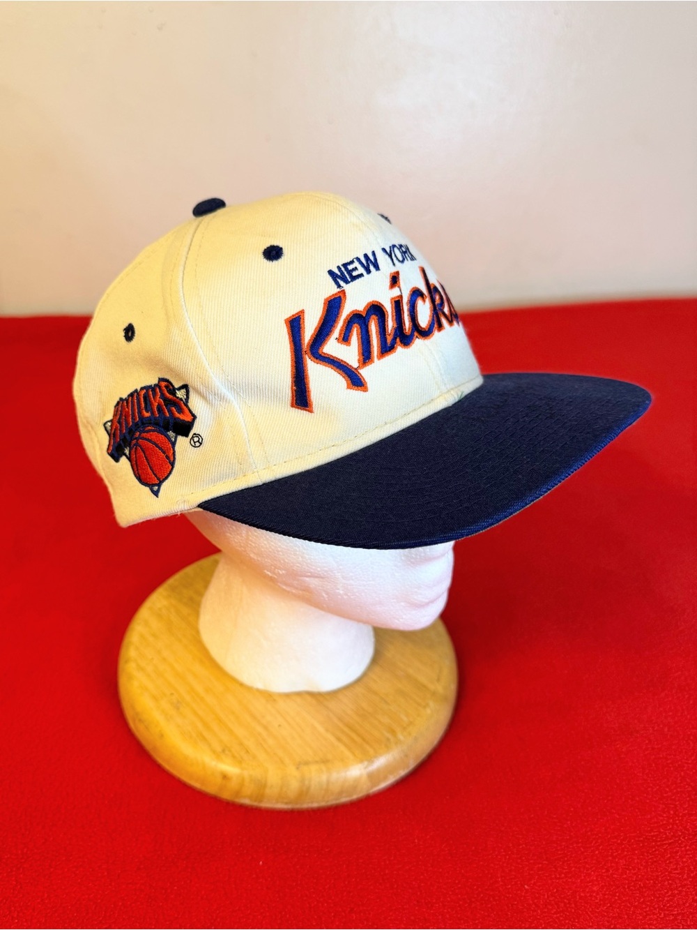 90s Signed by Derek Harper 11 New York Knicks Sport Specialties NBA SnapBack Hat